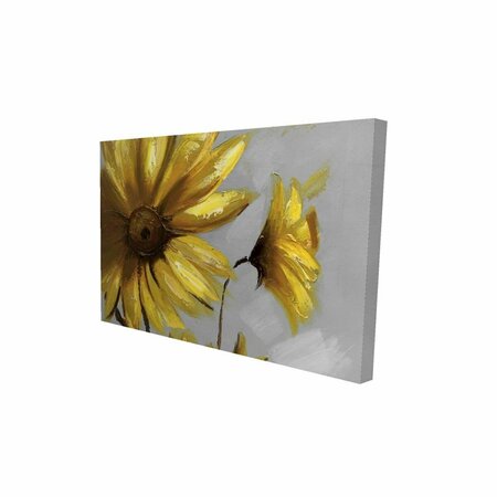 FONDO 20 x 30 in. Mountain Arnica Flowers-Print on Canvas FO2790215